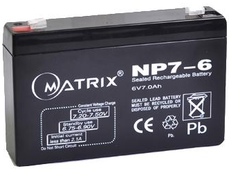 Matrix矩阵蓄电池NP7-6（6